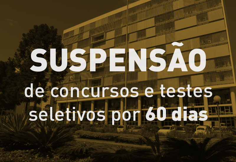 suspensão de concursos